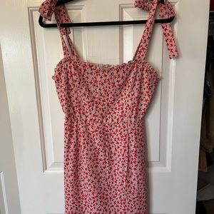 Floral mini dress